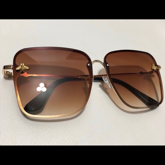 TRENDY SQUARE SUNGLASSES - Picture 4 of 8